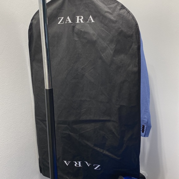 Brand New Men Zara Blue Textured Suit Size 40 Jacket and Size 31 Pants! - Picture 14 of 14